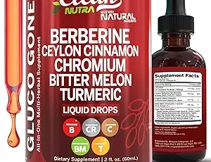 Organic Ceylon Cinnamon Berberine Liquid Drops Supplement